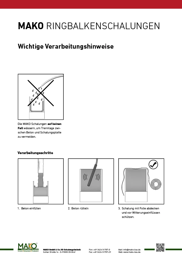 makoring-wichtige-verarbeitungshinweise