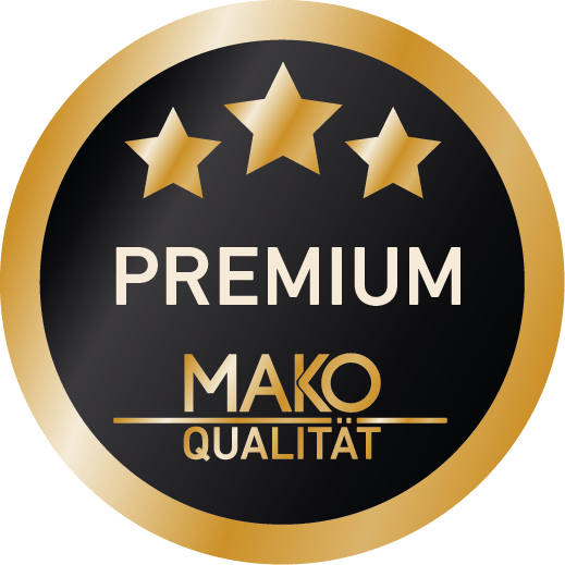 MAKO Premium Qualität Label MAKO Premium Qualität Label
